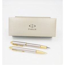 Parker Gift Pen Set 2 pcs / Pen & Fountain Pen - Silver